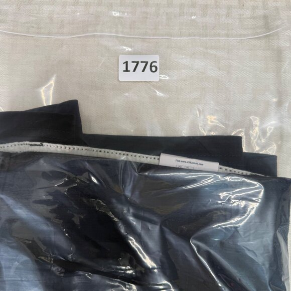 George Mens Size 46 Black At The Knee Cargo Shorts 100% Cotton - Picture 8 of 9